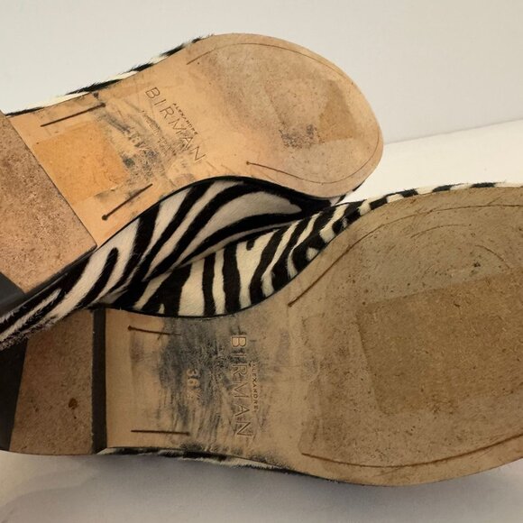 ALEXANDRE BIRMAN, Zebra Pony Hair Loafers - Picture 2 of 13